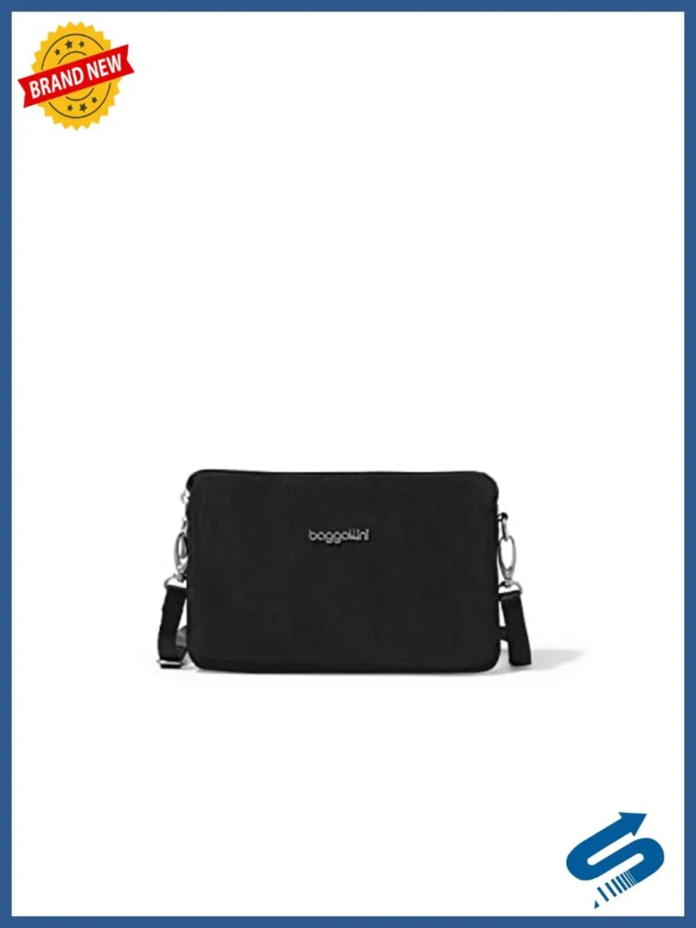 Convertible RFID Wristlet Crossbody Bag - Phone Pocket, Machine Washable